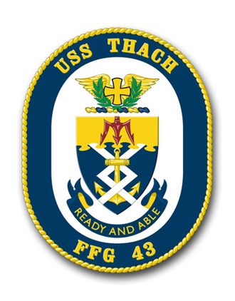 Navy USS Thach FFG-43 Vinyl Transfer Decal
