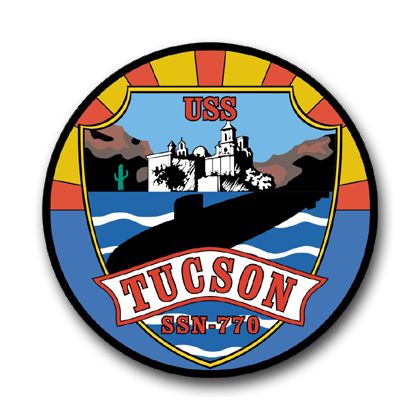 Navy USS Tucson SSN-770 Vinyl Transfer Decal