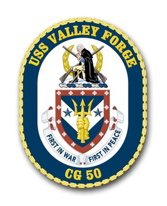 Navy USS Valley Forge CG-50 Vinyl Transfer Decal