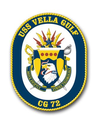 Navy USS Vella Gulf CG-72 Vinyl Transfer Decal