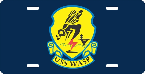 Navy USS Wasp LHD-1 License Plate