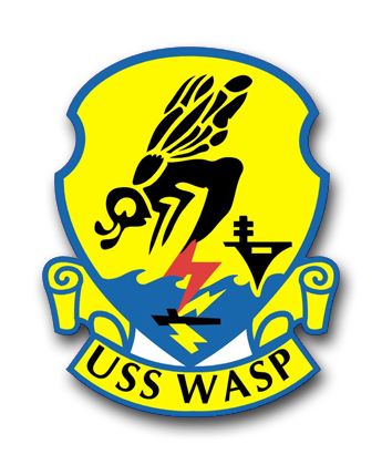 Navy USS Wasp LHD-1 Vinyl Transfer Decal