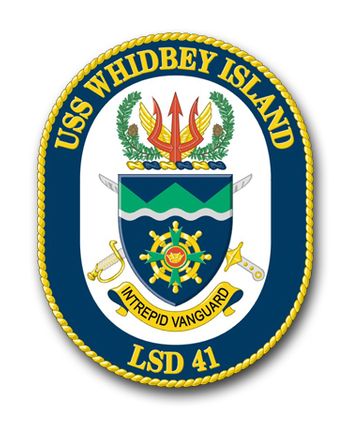 Navy USS Whidbey Island LSD-41 Vinyl Transfer Decal