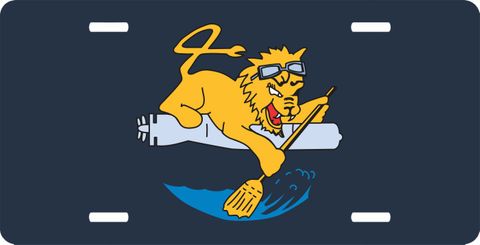 Navy V-4 Squadron License Plate