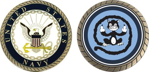 Navy VC-13 Squadron Challenge Coin