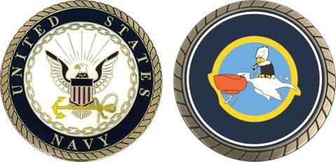 Navy VC-92 Squadron Challenge Coin