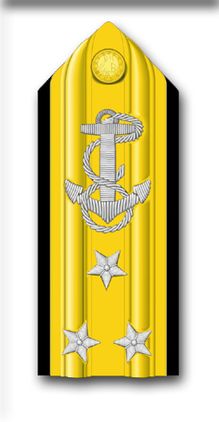 Navy Vice Admiral Vinyl Transfer Decal