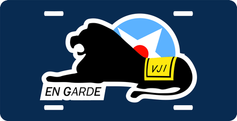 Navy VJ-1 Squadron License Plate
