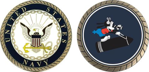 Navy VO-3 Squadron Challenge Coin