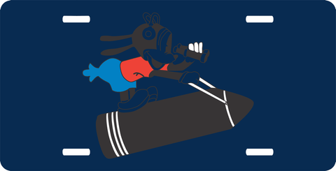 Navy VO-3 Squadron License Plate