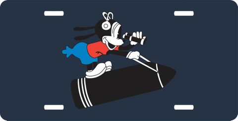 Navy VO-3 Squadron License Plate