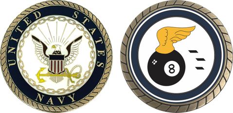Navy VP-24 Squadron Challenge Coin