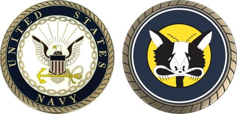 Navy VPB-44 Squadron Challenge Coin