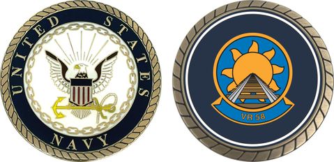 Navy VR-58 Squadron Challenge Coin