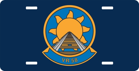 Navy VR-58 Squadron License Plate