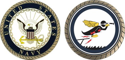 Navy VS-10 Squadron Challenge Coin