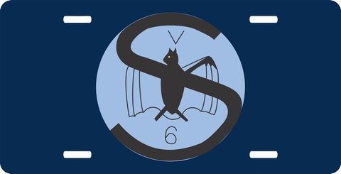 Navy VS-6 Squadron License Plate