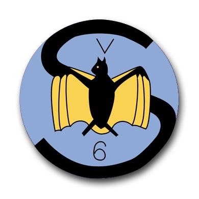 Navy VS-6 Squadron Vinyl Transfer Decal