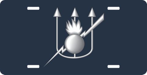 Navy Weapons Technician License Plate