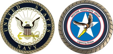 Navy Western Hemisphere Group Squadron Challenge Coin
