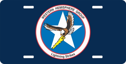 Navy Western Hemisphere Group Squadron License Plate