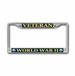 Navy 'World War II Veteran' License Plate Frame