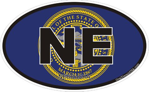 Nebraska State Decal