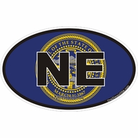 Nebraska State Decals Stickers Thumbnail Illustration