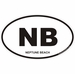 Neptune Beach Florida Oval Decal