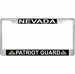 Nevada Patriot Guard Automobile License Plate Frame