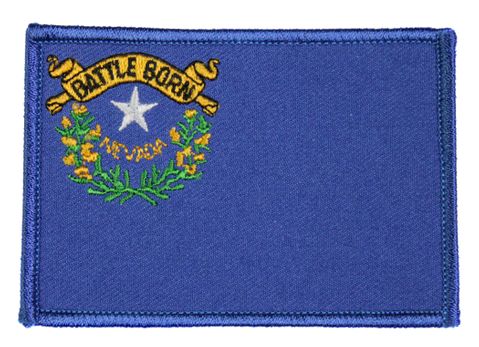 Nevada State Flag 3.5 Inch Patch