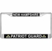 New Hampshire Patriot Guard Automobile License Plate Frame