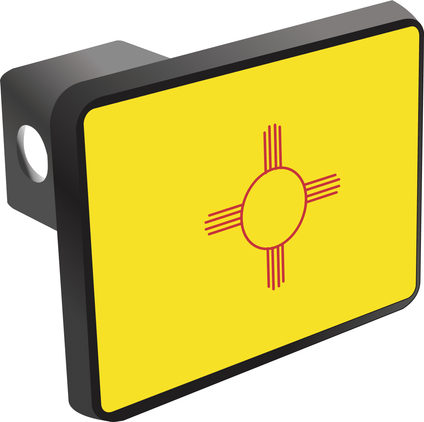New Mexico State Flag Hitch Cover