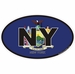 New York State Oval Sticker