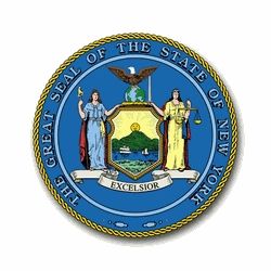 New York State Seal Vinyl Transfer Decal