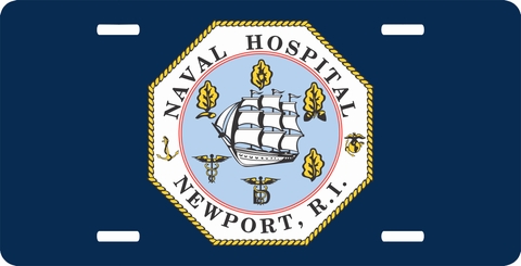 Newport Naval Hospital License Plate