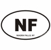 Niagra Falls New York Oval Decal