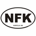 Norfolk Nebraska Oval Decal