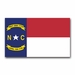 North Carolina State Flag Vinyl Transfer Decal