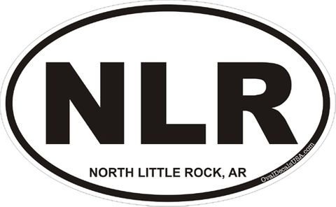 North Little Rock Arkansas Oval Decal