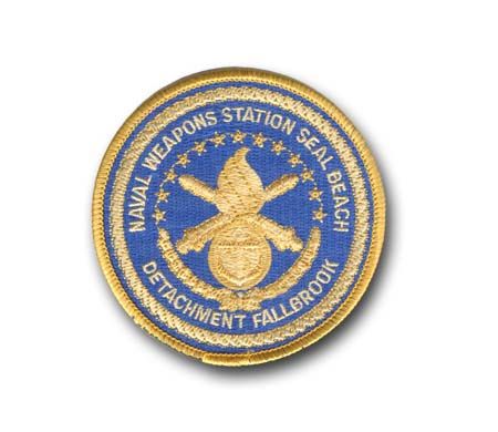 NWS SEAL BEACH, CA 4" MILITARY PATCH