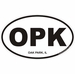 Oak Park Illinois Oval Decal