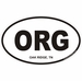 Oak Ridge Tennessee Oval Decal