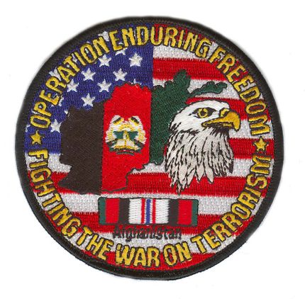 OEF War on Terrorism Patch