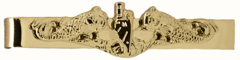 Officer Gold Dolphins Tie Clip