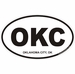 Oklahoma City Oklahoma Oval Decal
