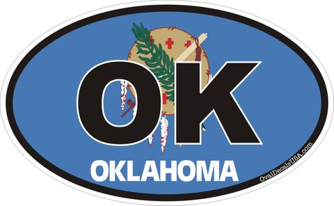 Oklahoma State Decal Sticker