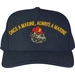 Once a Marine, Always a Marine with Bulldog Custom Embroidered Cap