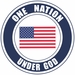 One Nation Under God Decal