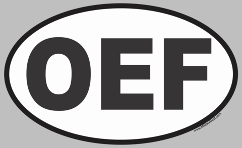 Operation Enduring Freedom (OEF) Decal
